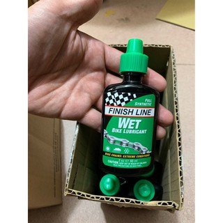 Dầu xích Finish Line WET THÔNG SỐ:60ML chuyên dụng cho xe đạp thể thao các loại