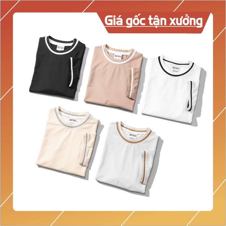 Áo thun nam Defoxx cổ tròn 🍀 Vải bao chất, bao giá 🍀
