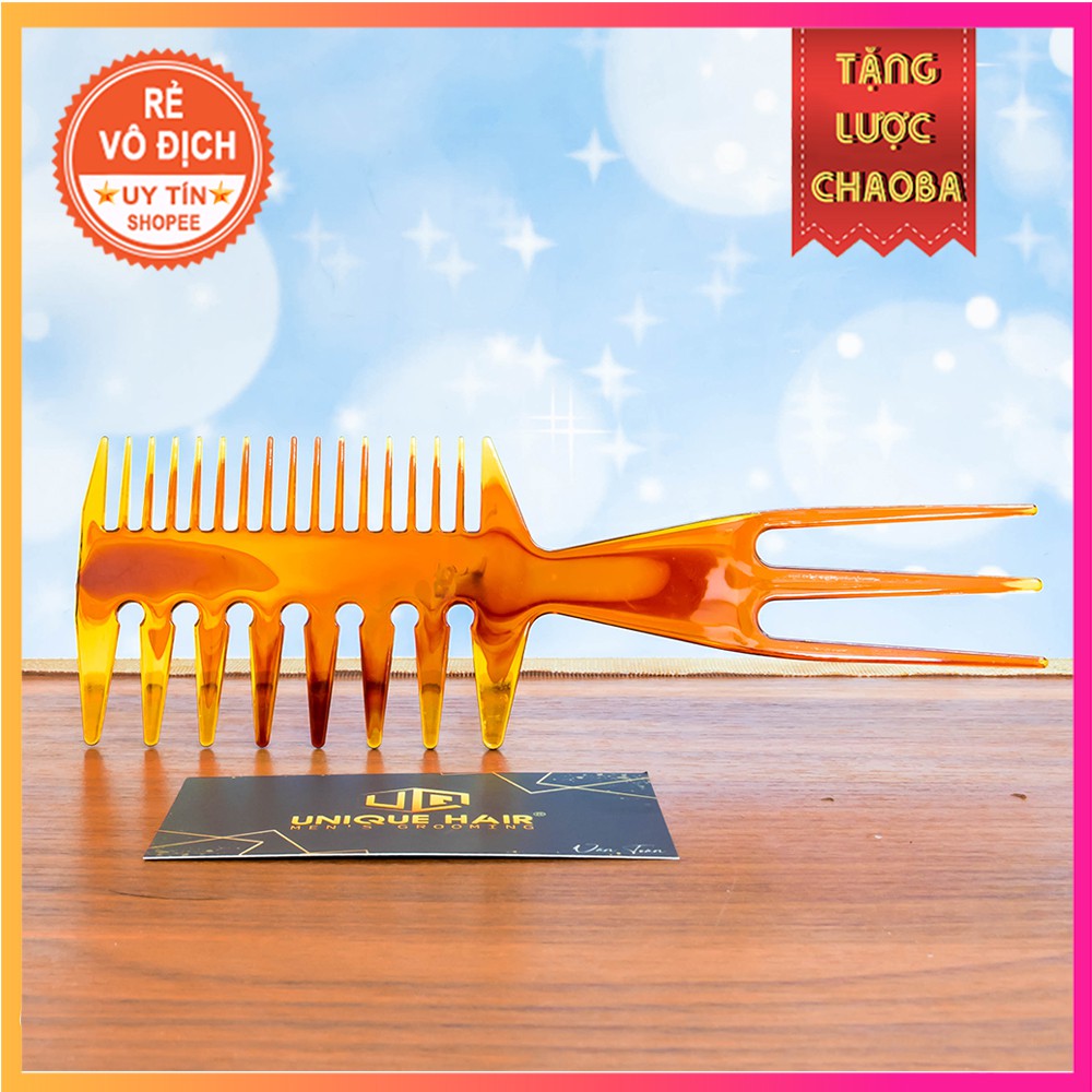 [Chính Hãng] Lược Xương Cá Tạo Kiểu Tóc Texture - Trifica Comb BlueZoo Cao Cấp.