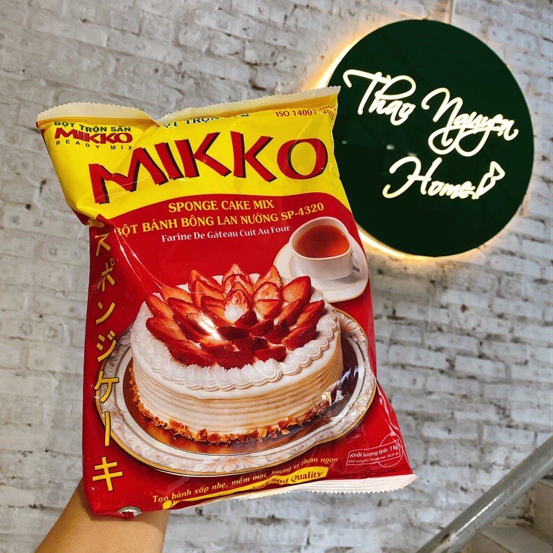 Bột bánh bông lan nướng Mikko 1kg