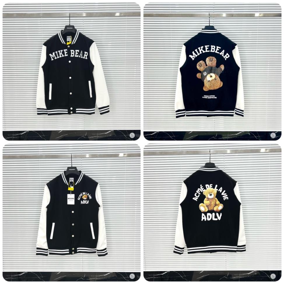 [Sẵn Hàng] Áo Bomber Mikenbear Nam In Gấu Siêu Đẹp - Áo Bomber Nam Nữ In Hình Gấu Cực Xịn