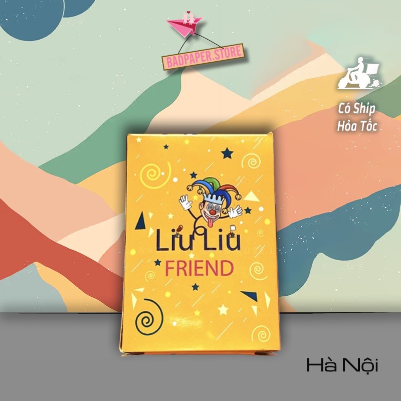 Bộ Bài Liu Liu Friend 64 Lá hà nội Bài Huệ Nốc Out Cho Nhóm Bạn Tụ Tập LIULIU Friend Drinking Game
