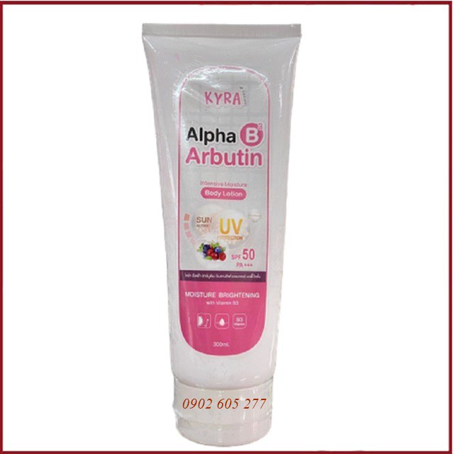 [Hàng chính hãng]Sữa dưỡng thể Collagen Alpha Arbutin, KYRA ALPHA ABUTIN B,Ready 2 White Cathy Doll Whitener Body Lotion