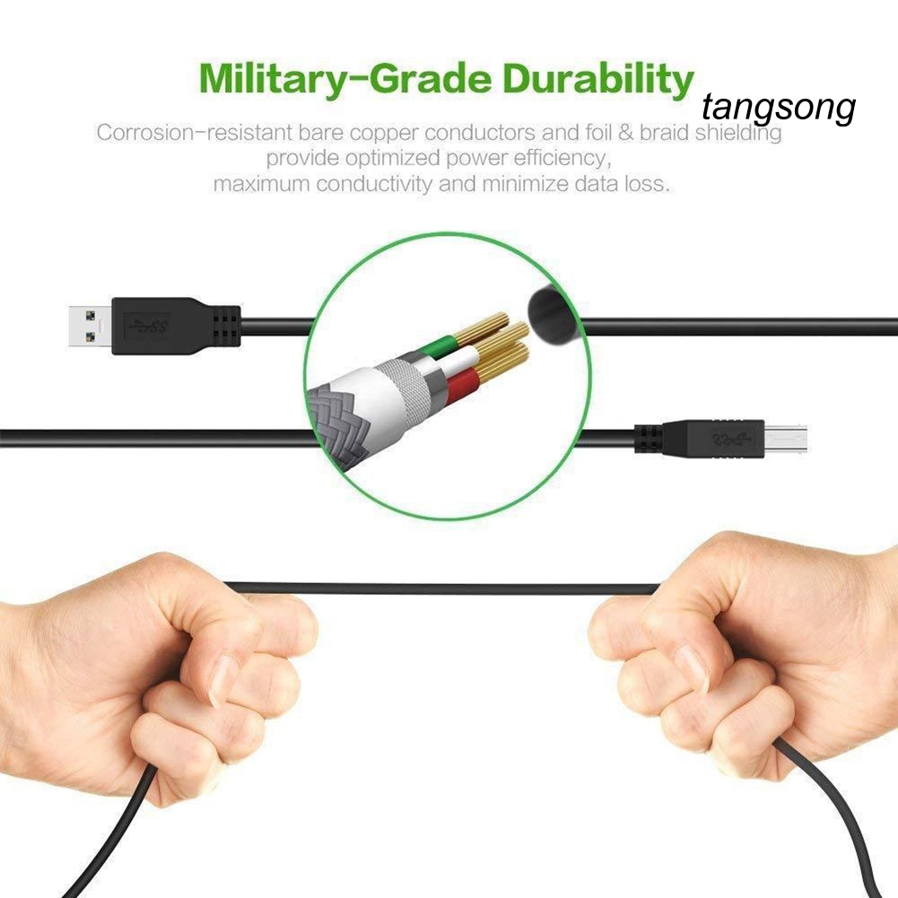 Dây Cáp Kết Nối Máy In Tốc Độ Cao Usb 3.0 Type A Sang B Hub | BigBuy360 - bigbuy360.vn