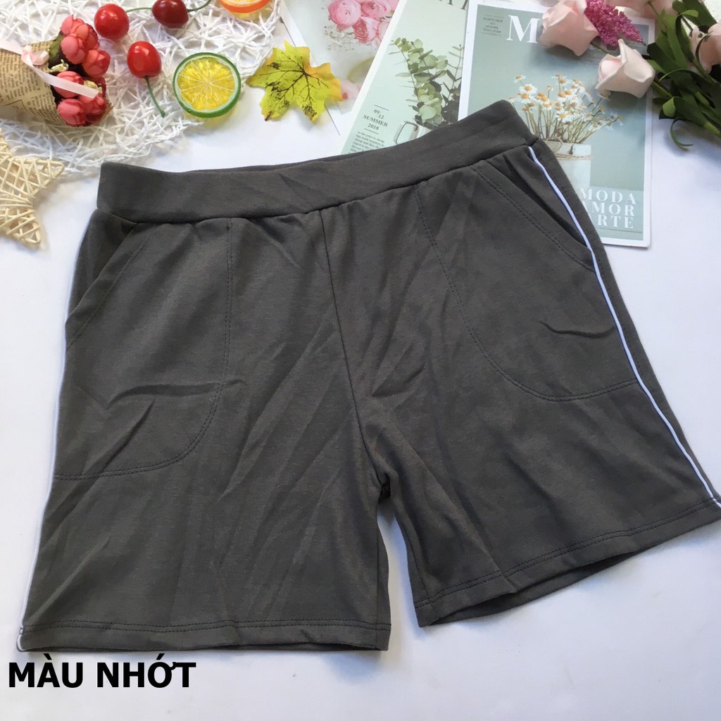 Quần đùi Quần Sọt Lưng Thun - Cho Nữ - từ 40kg-45kg - màu trơn - QG565 | BigBuy360 - bigbuy360.vn