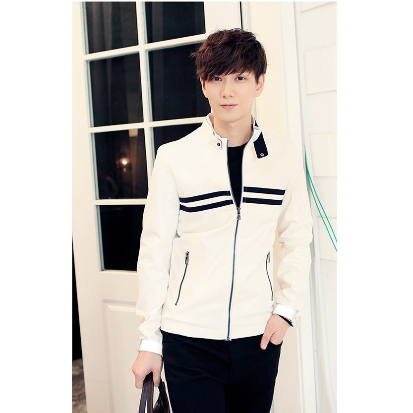 Áo khoác sọc ngực