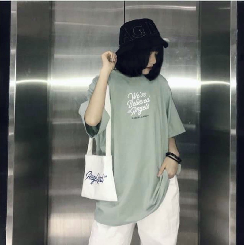 [Mã SKAMA06 giảm 8% tối đa 50K đơn 250K] [ FULL SIZE + HÌNH THẬT ] Áo thun phông tay lỡ form rộng ANGLE LAND Unisex | BigBuy360 - bigbuy360.vn
