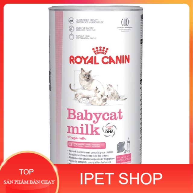 Sữa dinh dưỡng cho mèo con Royal Canin Babycat milk 300g - Ipet shop