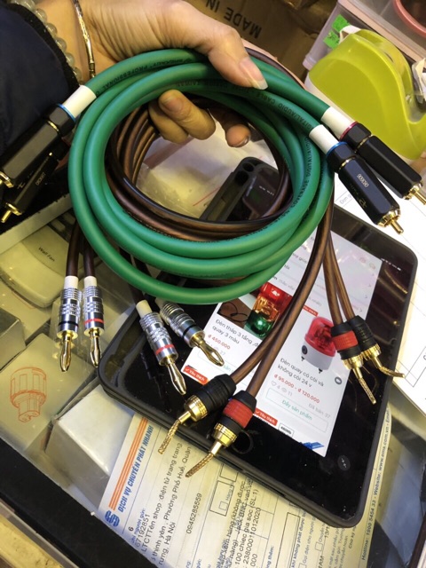 Cặp dây loa 2 vế bắp chuối mỏ chim mềm- trọn bộ hàng Taiwan thiết kế theo yêu cầu