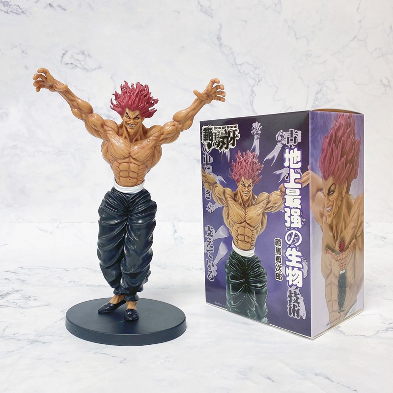 Mô Hình Nhân Vật Baki Hanma Yujiro Hoạt Hình Anime Grappler Bằng Pvc