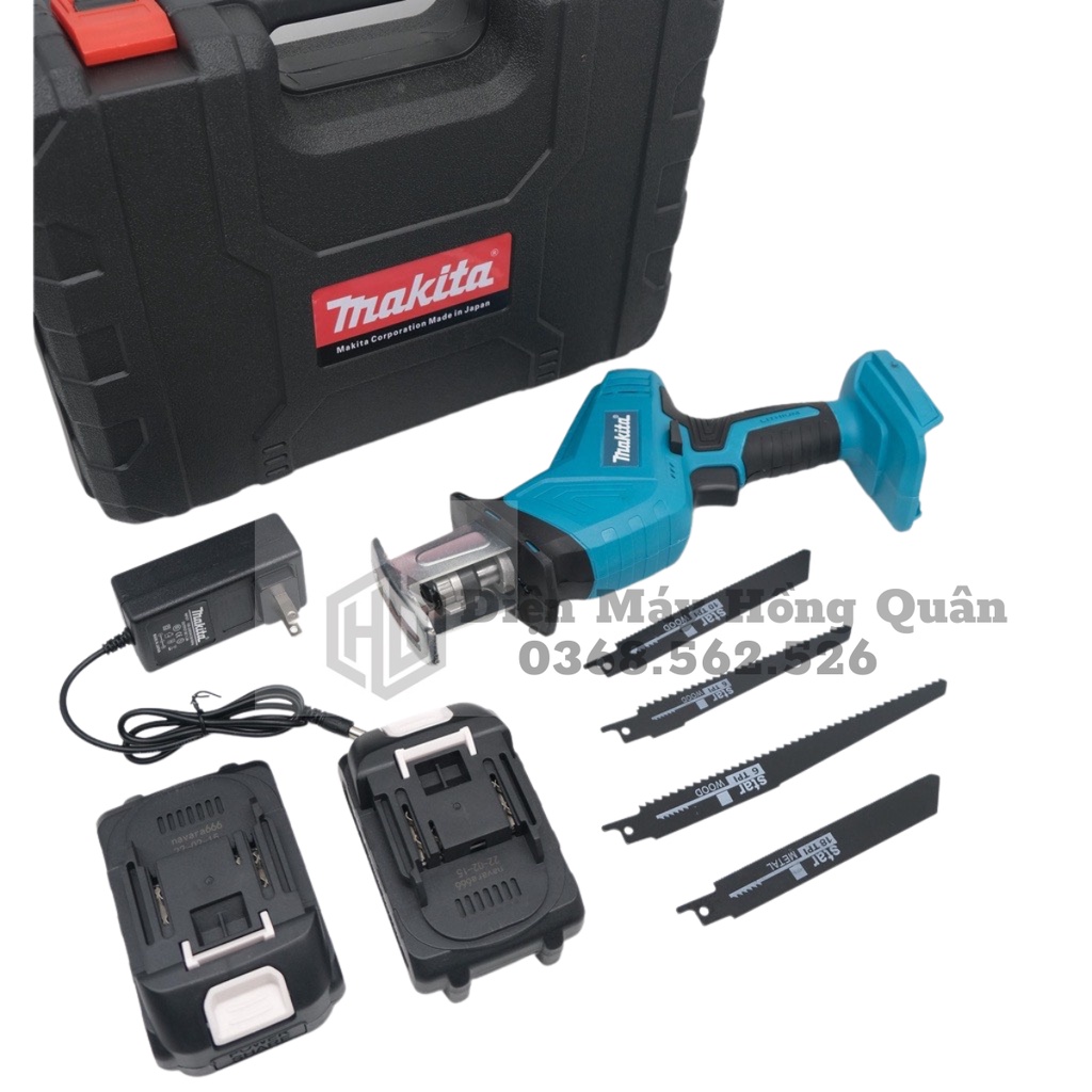 Máy cưa kiếm dùng pin Makita , cưa gỗ , cưa ống nhựa...