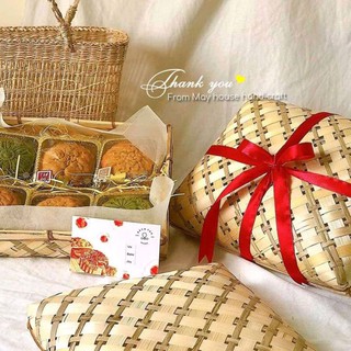 Hộp đựng quà mây tre đan siêu đẹp