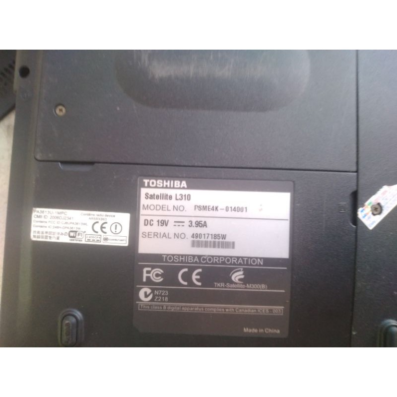 Linh kiện toshiba l310 laptop
