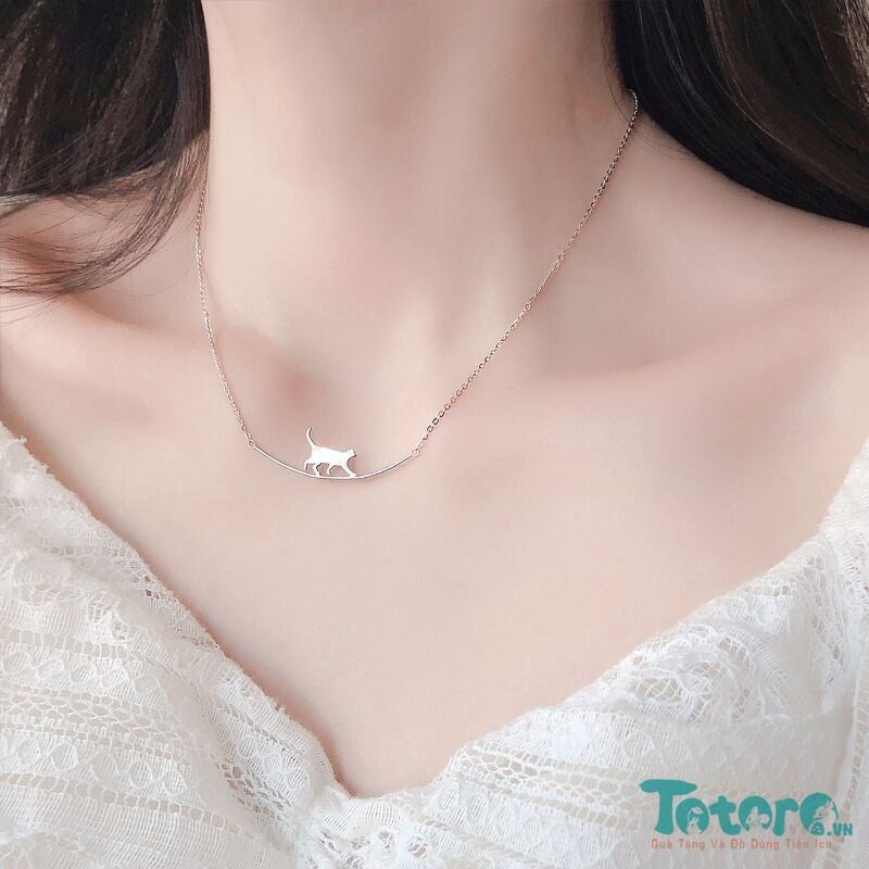 Vòng cổ Bạc 925: Mặt Trăng Khuyết - Nụ Cười Smile - Trăng Sao lúc lắc - Nguyệt Quế lúc lắc - Hoa Cúc Họa Mi