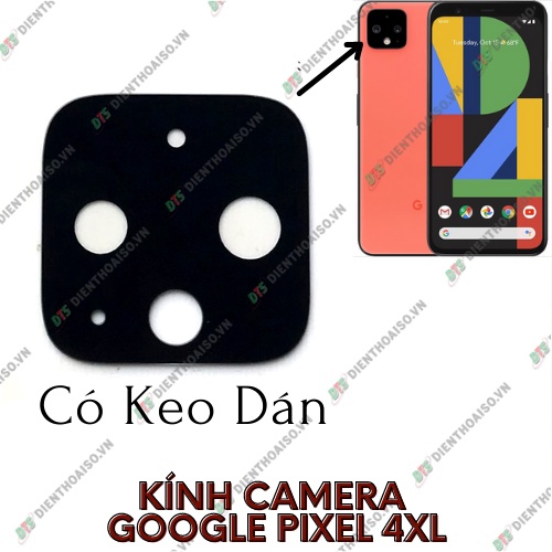 Mặt kính camera google pixel 4xl có sẵn keo dán