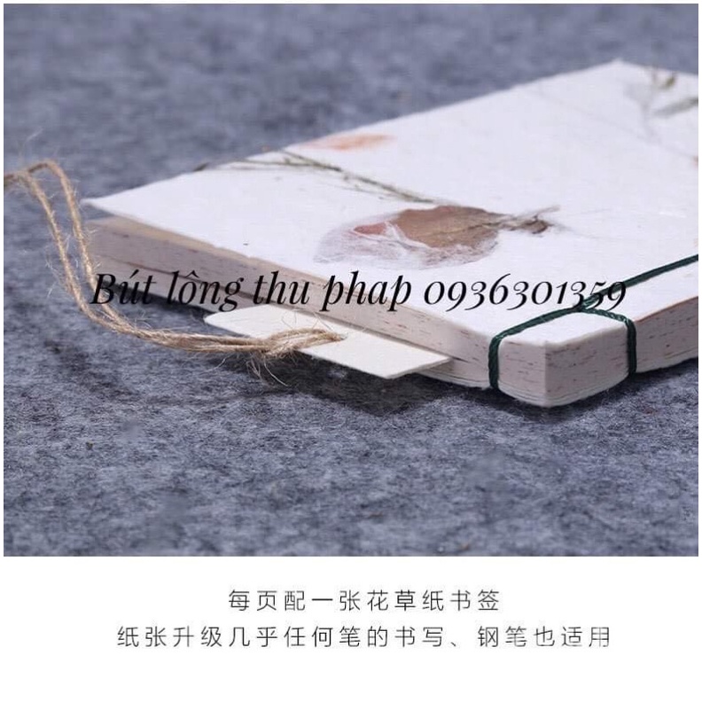 Sổ giấy xuyến khâu thủ công Hoa Tiên