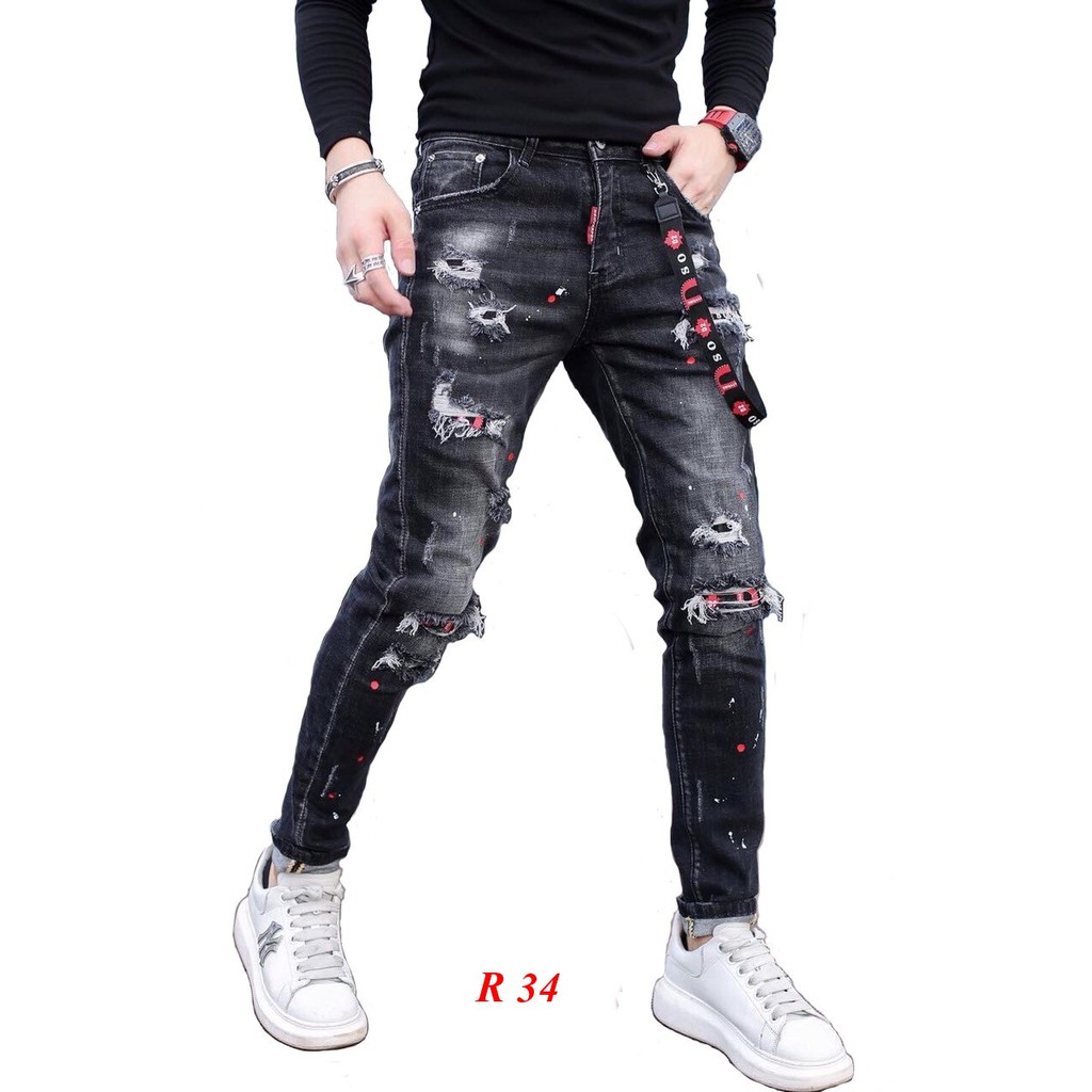 Quần Jean Nam Chất Bò Denim Nhiều Mẫu Cực Hót | BigBuy360 - bigbuy360.vn