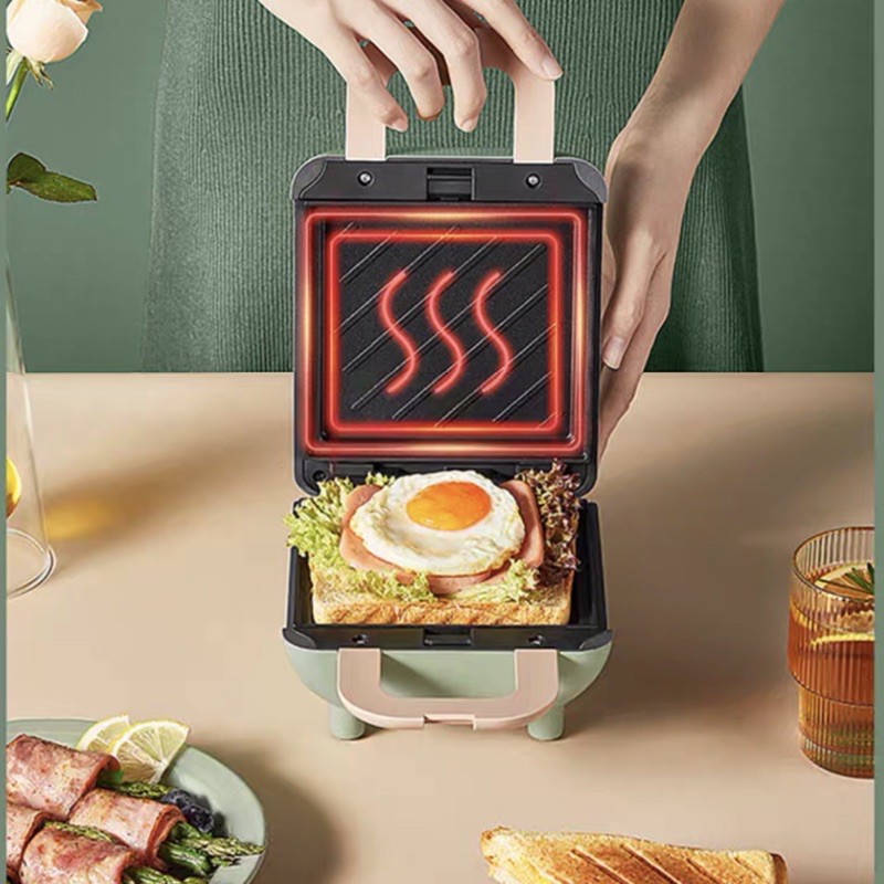 [Chính hãng] Máy nướng bánh mỳ sandwich kẹp waffle đa năng OIDIRE cao cấp  ( nướng bánh , chiên trứng , rán gà ....)