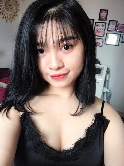 Áo dây lụa pha ren