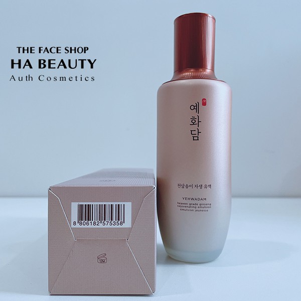 Sữa dưỡng ẩm chống lão hóa trắng da sáng da The Face Shop Yehwadam Heaven Grade Ginseng Rejuvenating Emulsion 145ml