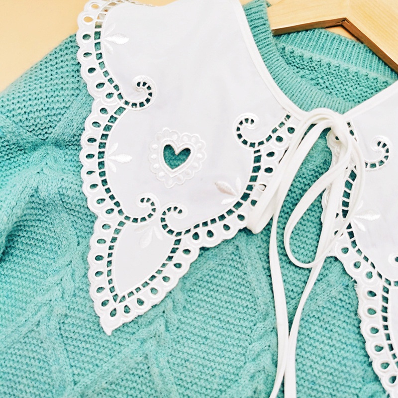 Cổ Áo Giả Thêu Họa Tiết Phong Cách Hanfu Cổ Điển