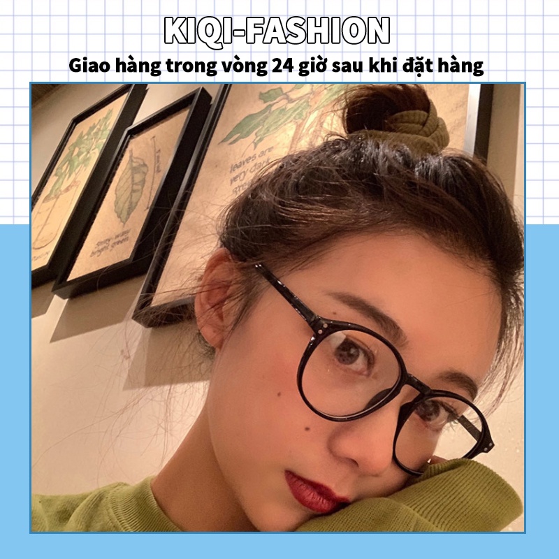 Kính mát gọng nhựa chống tia sáng xanh thời trang phong cách Hàn Quốc