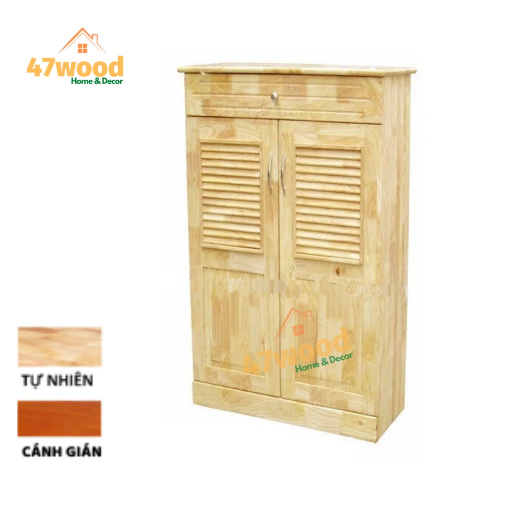 TỦ GIÀY DÉP GỖ CAO SU 60cm