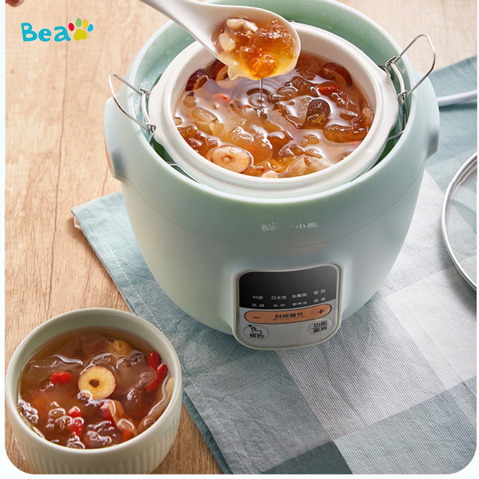 Nồi nấu chậm Bear DDZ- C10F1 chính hãng ( nấu cháo chậm , nấu chè , chưng yến cực ngon)