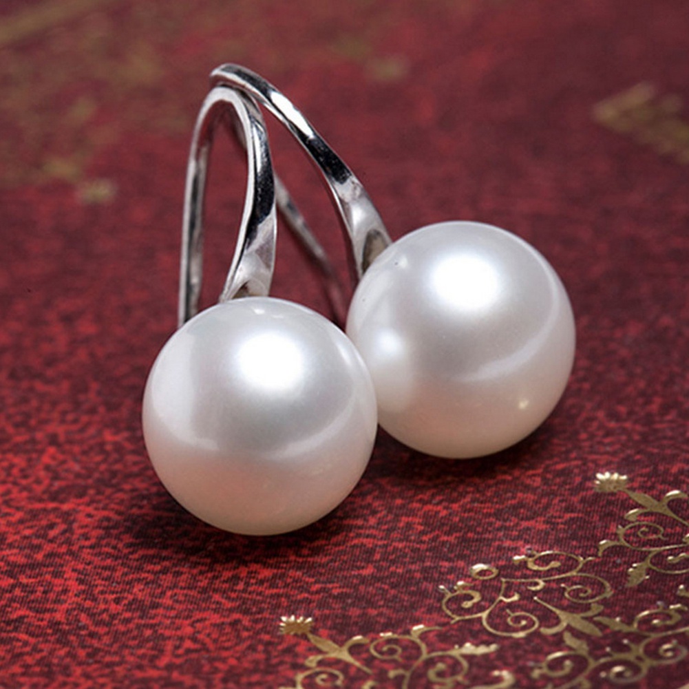 Đôi Bông Tai Ngọc Trai Giả Thời Trang Cho Nữ