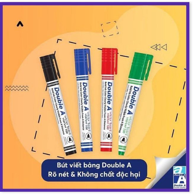 Double A Bút Viết Bảng Cao Cấp (4 Cây)