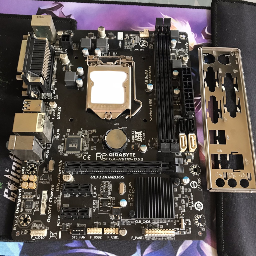 Mainboard Gigabyte H81-DS2 Socket 1150 Nguyên Zin - Cũ