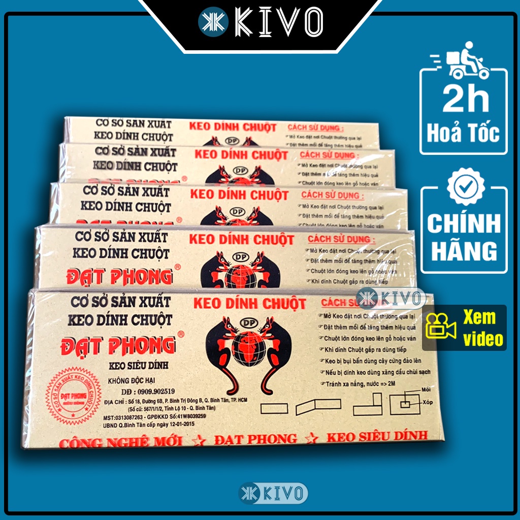 Keo Bẫy Chuột Siêu Dính ĐẠT PHONG- Keo Diệt Chuột HÀNG VIỆT NAM - Keo Dính Chuột Và Côn Trùng- Kivo