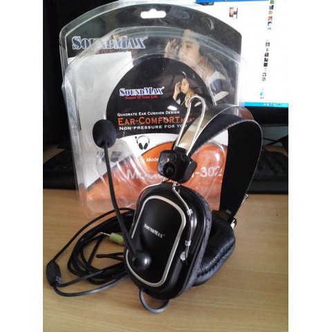 Headphone  Gaming  Soundmax AH302 Cao Cấp BẢO HÀNH 12 THÁNG