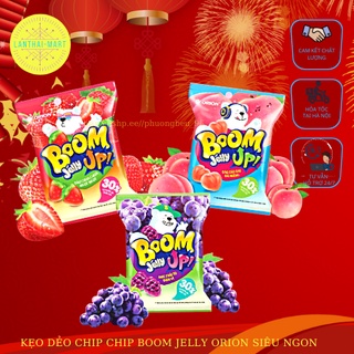 Kẹo dẻo boom jelly orion đào, nho, dâu tây 25gr