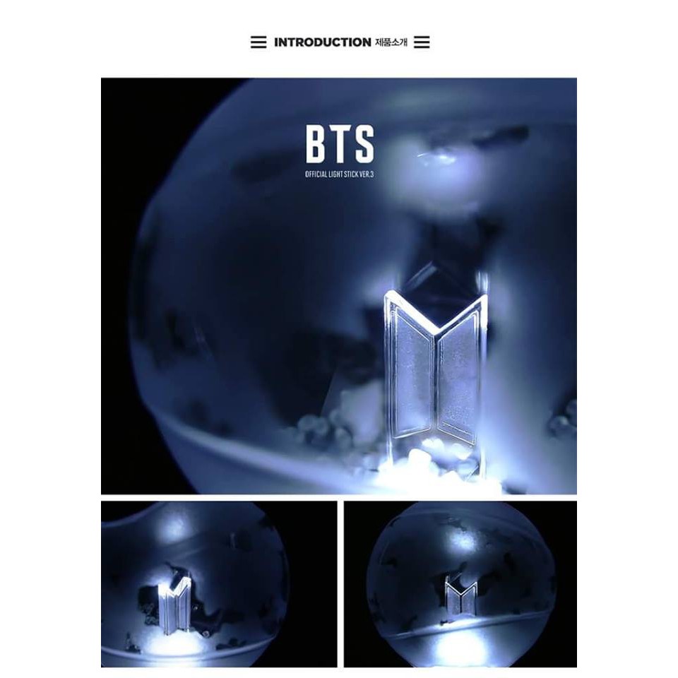 BTS LIGHTSTICK BOMB VER 3 OFFICIAL (MỚI RESTOCK )