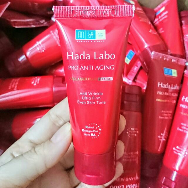 Kem rửa mặt chống lão hóa Hadalabo 25g