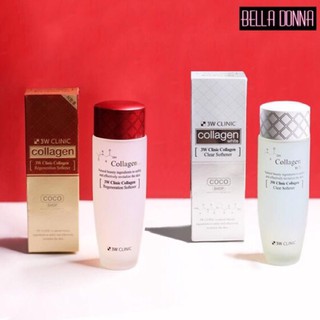 Nước hoa hồng 3W Clinic Collagen Softener Toner Trắng và Đỏ