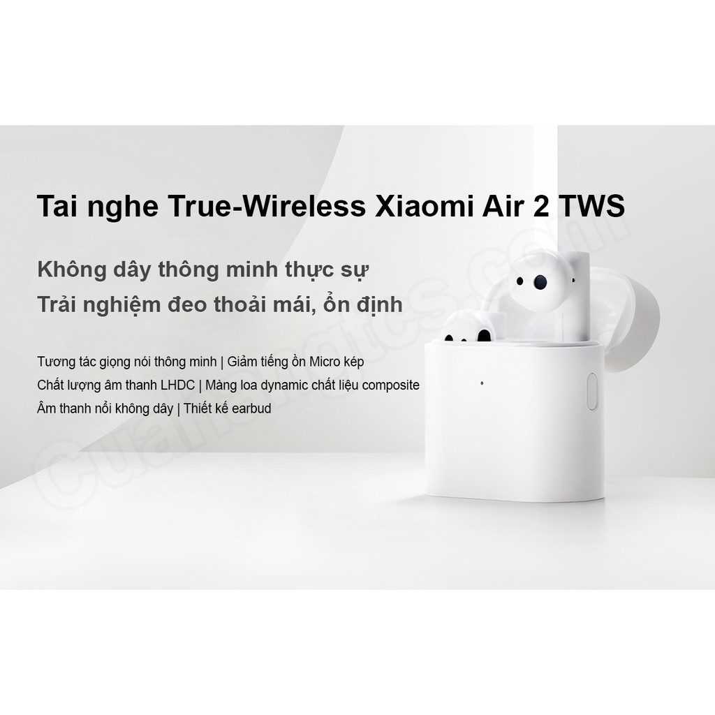 Tai Nghe Bluetooth Xiaomi TWS Earbuds 2-006050 - Hàng Chính Hãng