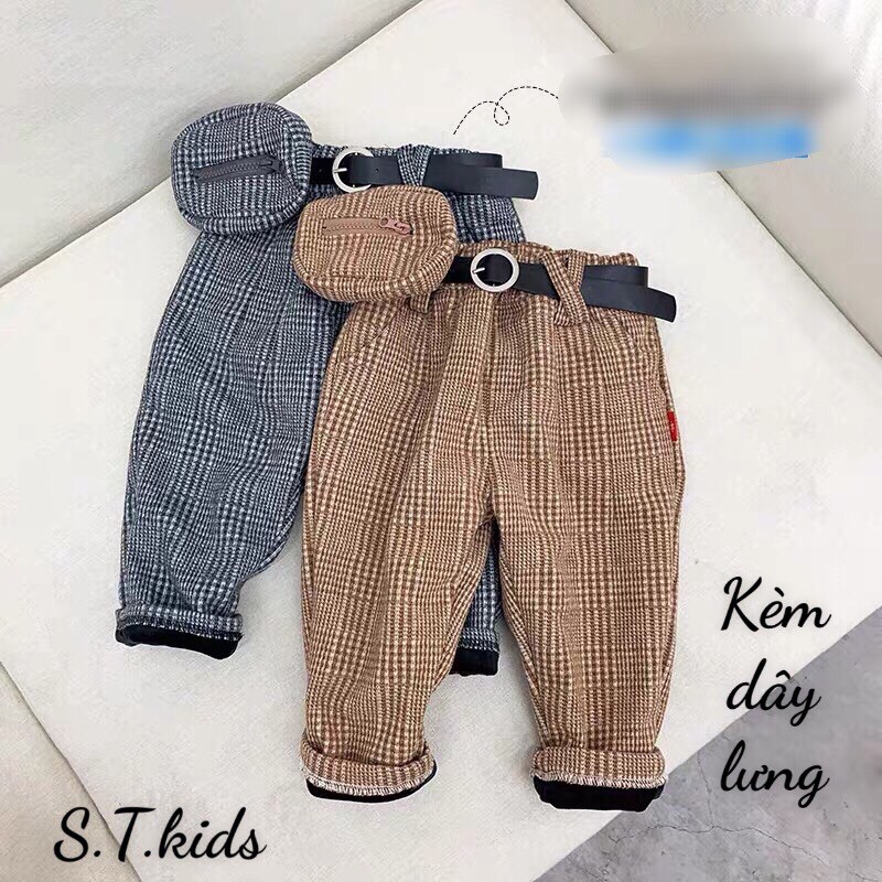 QUẦN DẠ TÀU QC CHO BÉ