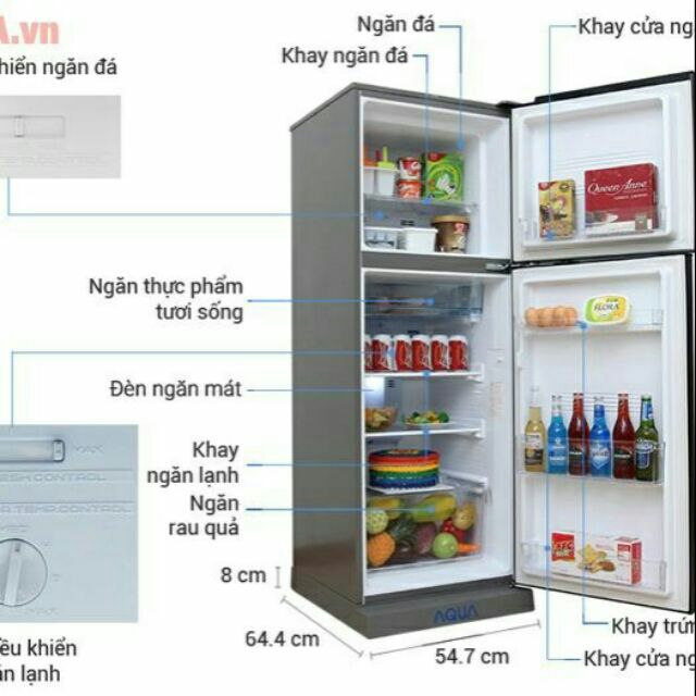 Tủ lạnh Aqua AQR-I227BN 225L