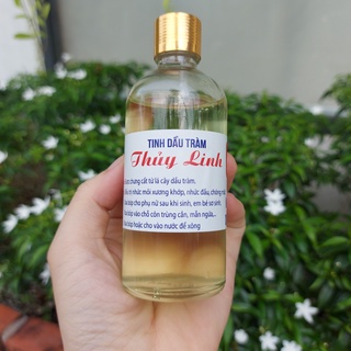 Dầu tràm Huế chưng cất thủ công Thủy Linh chai  thủy tinh 100ml