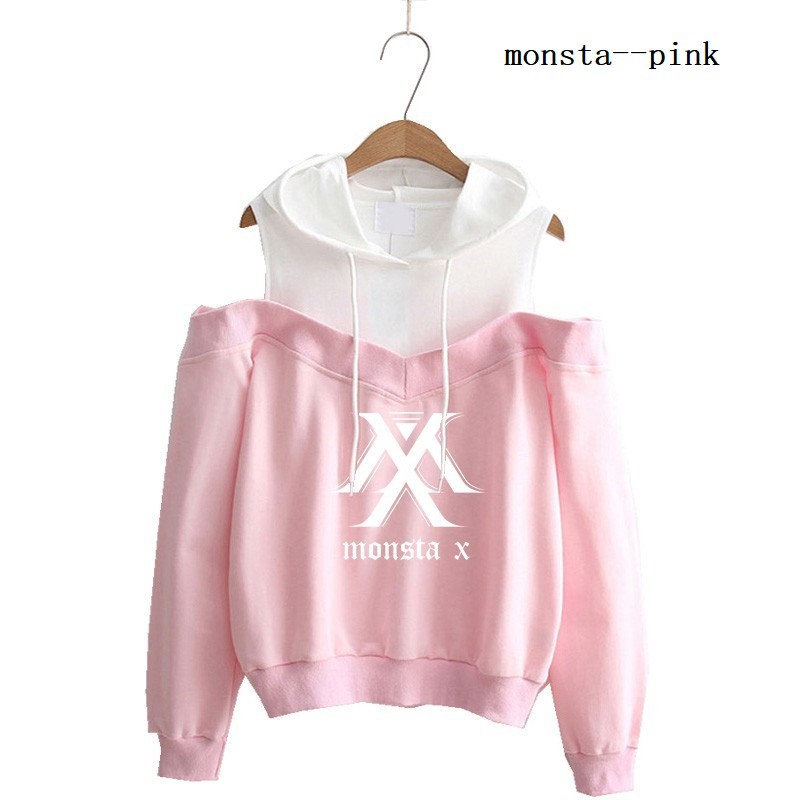 Mới Áo Hoodie Nhiều Màu Phong Cách Nhóm Nhạc Twice Wanna One Monsta X