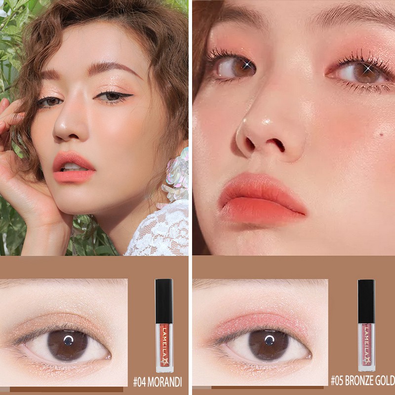 Phấn mắt dạng lỏng lâu trôi và không thấm nước 5 màu ánh sáng lung linh tùy chọn | BigBuy360 - bigbuy360.vn