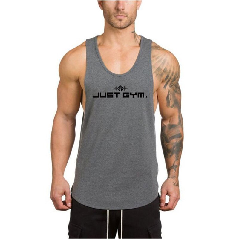 Workout New Fashion Brand Mens Tank Top Vest Mesh Gym Clothing Bodybuilding Musculation Fitness Singlets Sleeveless Sport Shirt