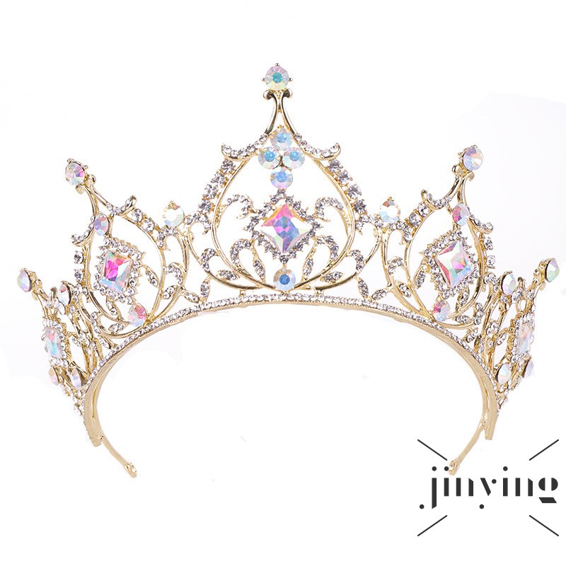 GETNOIVAS Vương miện đính đá thời trang nữ tính