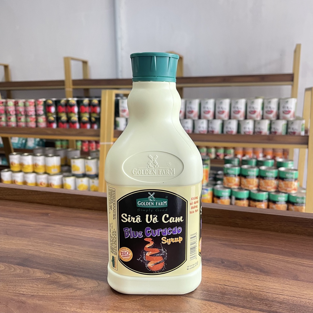 Siro Golden Farm đủ hương can 2L