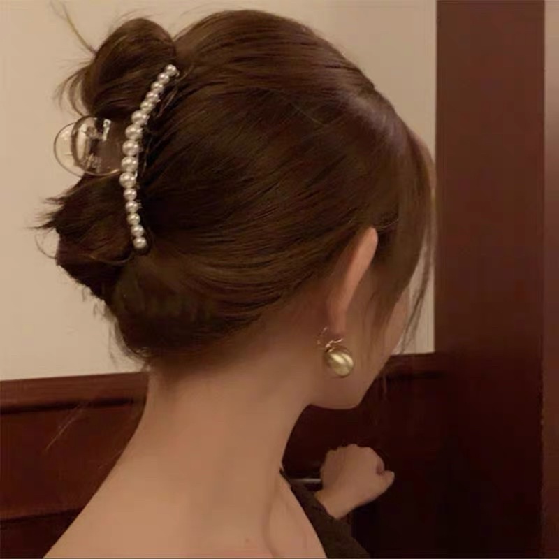 Kẹp tóc hàn quốc hot trend ❤️SALE❤️Kẹp tóc càng cua -đính ngọc  TT203