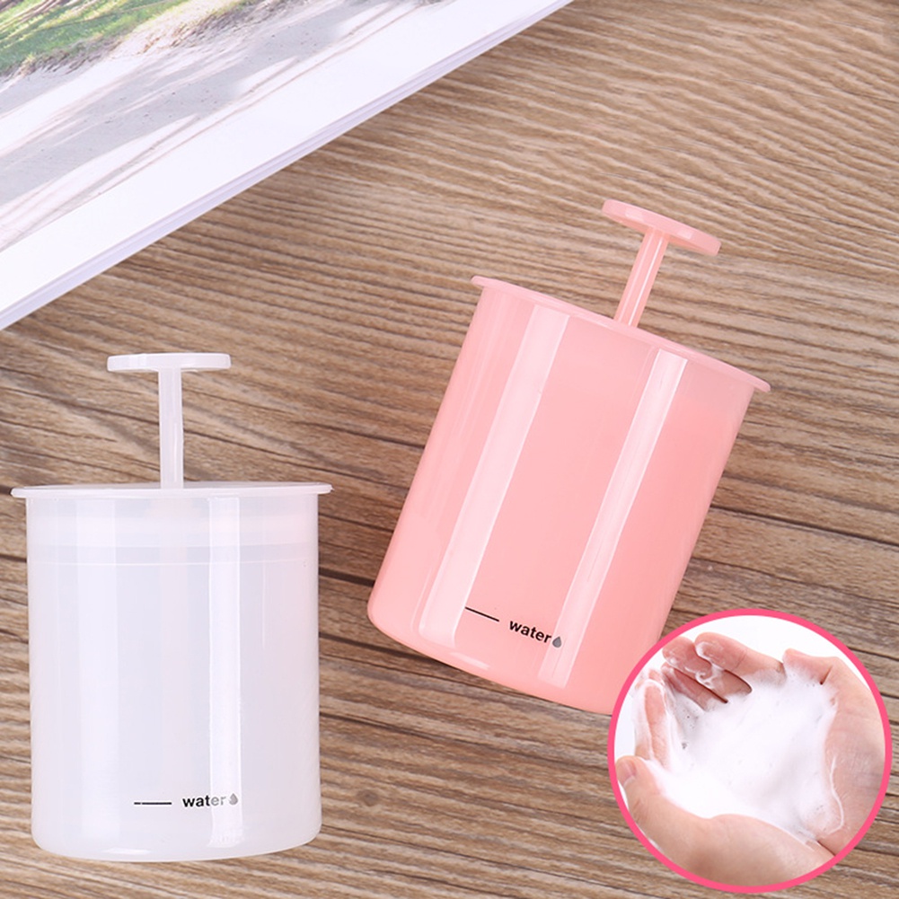 Cốc Tạo Bọt Sữa Tắm Rửa Mặt Tiện Dụng Mang Theo Du Lịch