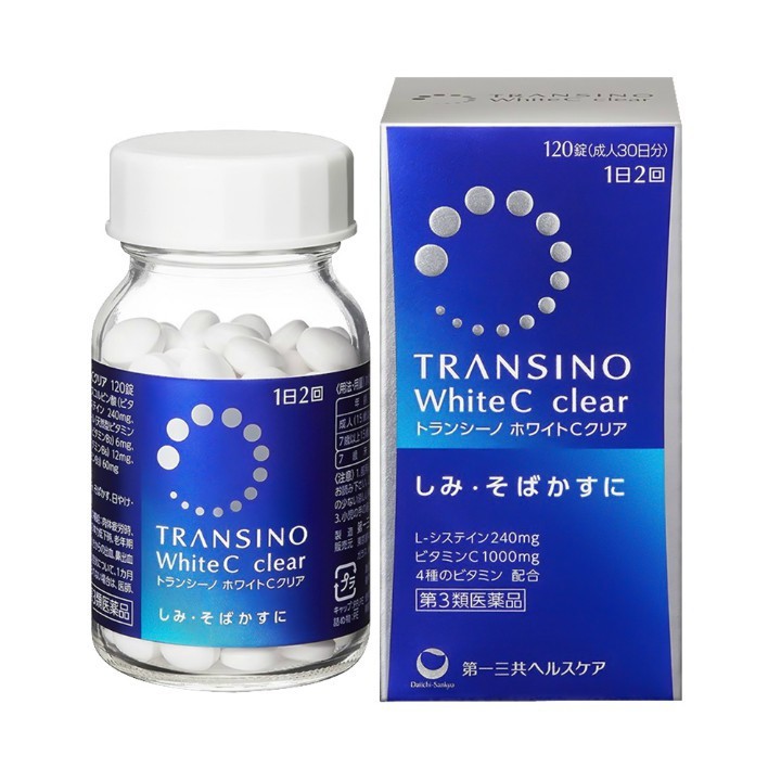 [CHÍNH HÃNG ] Viên uống trắng da TRANSINO WHITE C 120 VIÊN