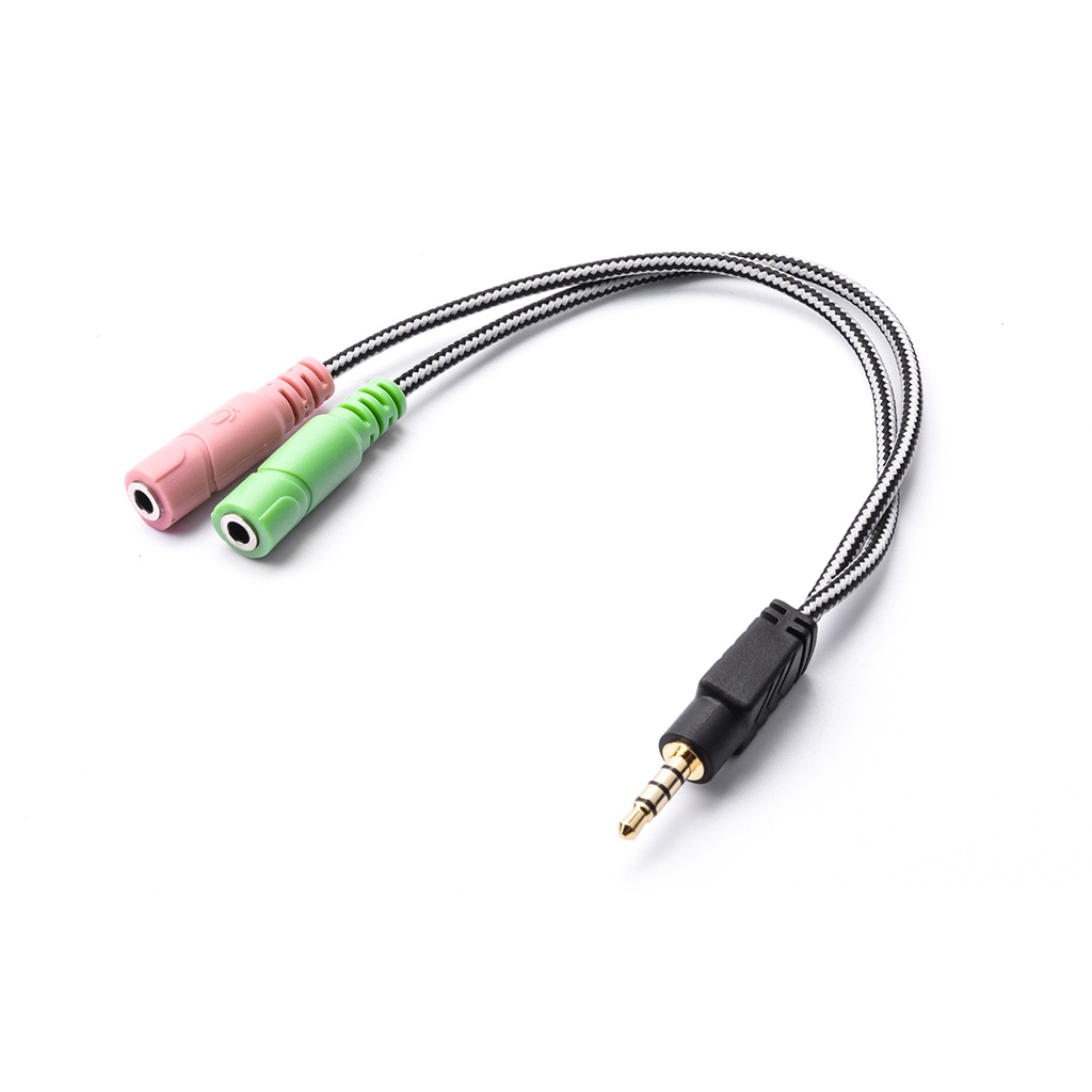 Cáp chuyển Soundmax Jack gộp Mic &amp; Audio - Bảo hành 12 tháng